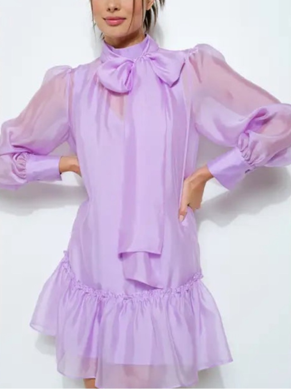 INA | Pierre Bow-Tie Mini Dress